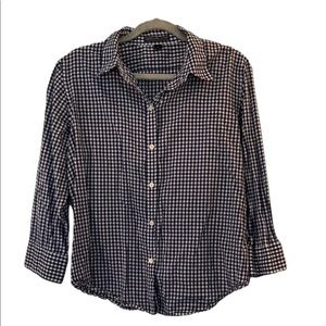 American Living Women Checked Blouse - Size XL